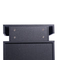 Levede Bedside Tables Side Table 2 Drawers Black