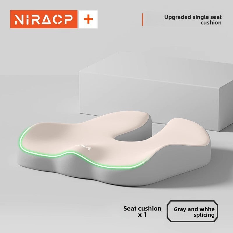 Ergonomic Memory Foam Seat and Lumbar Cushion Set