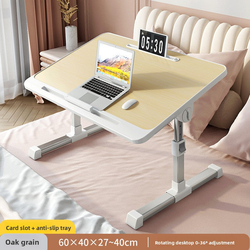 Adjustable Foldable Bed Desk with Storage