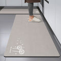 Kitchen Long Water Absorbent Foot Mat Household Wear-resistant Non-slip Easy-care Floor Mat