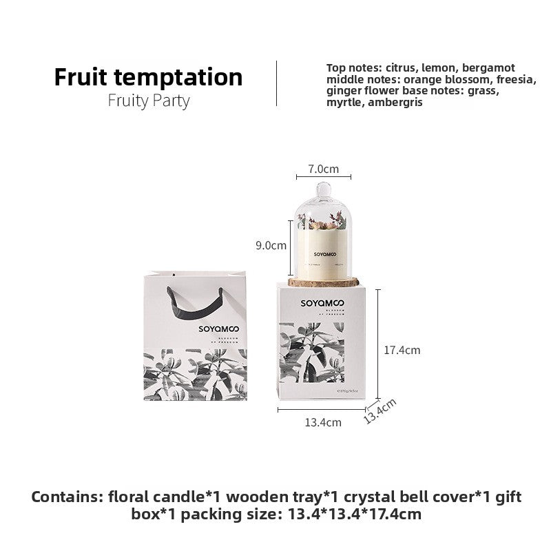 Floral Scented Candles for Home Aromatherapy