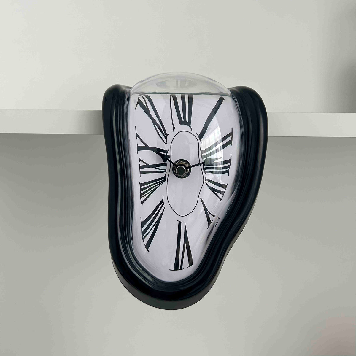 Melting Corner Wall Clock Roman Numerals
