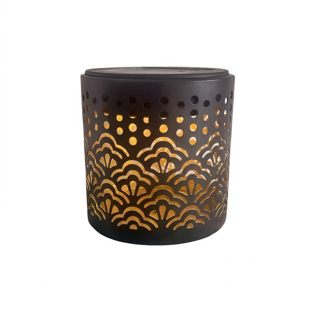 Solar Outdoor Wall Light with Projection Patterns