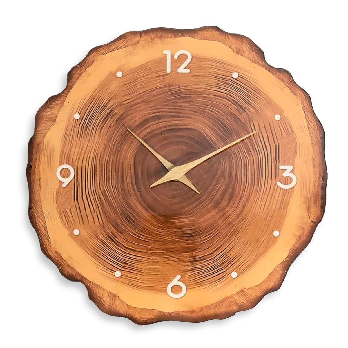 Wooden Round Wall Clock