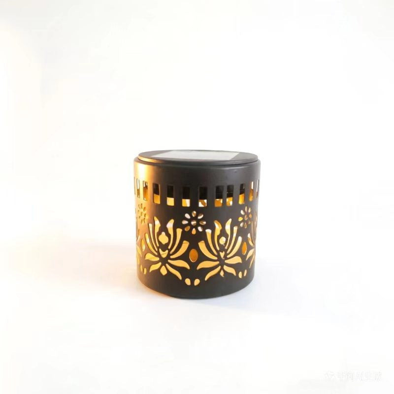 Solar Outdoor Wall Light with Projection Patterns