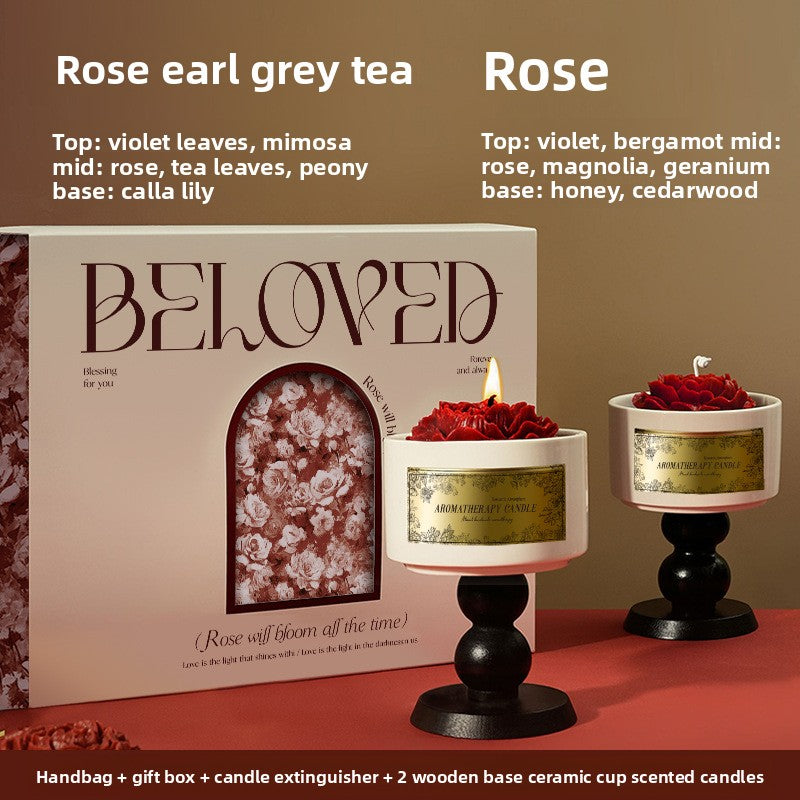 Floral Scented Aromatherapy Candles