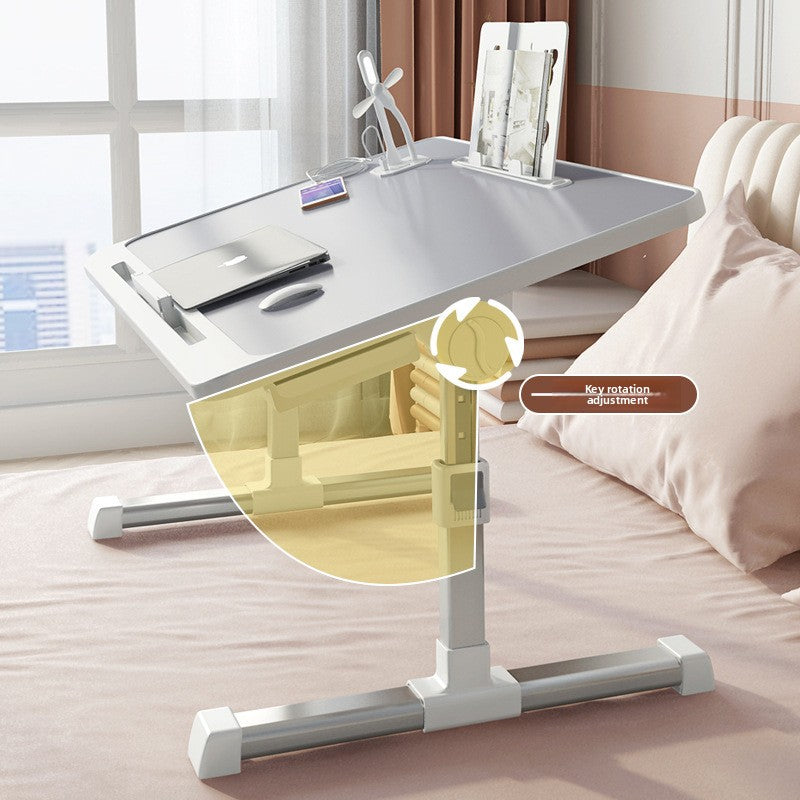Adjustable Foldable Bed Desk with Storage