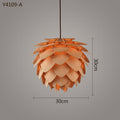 Nordic Wooden Petal Chandelier LED Lighting