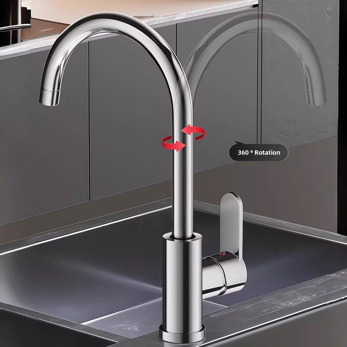 Copper Kitchen Mixer Faucet