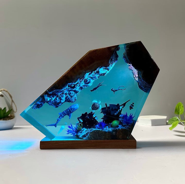 Submarine Resin Night Light