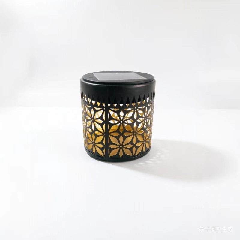 Solar Outdoor Wall Light with Projection Patterns