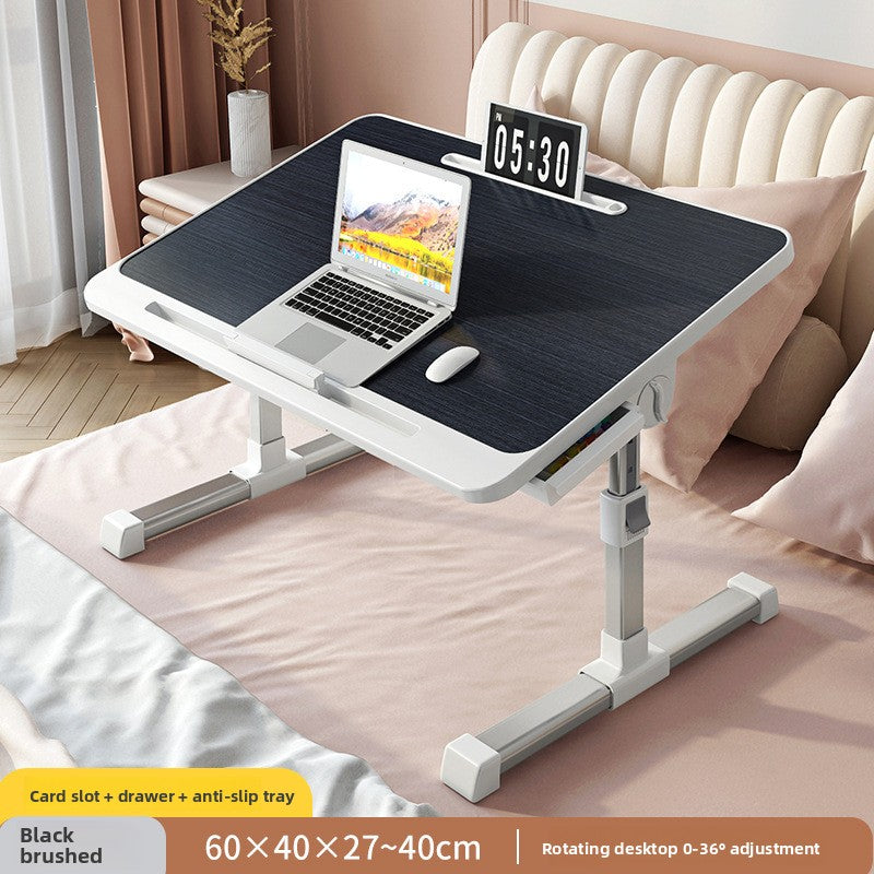 Adjustable Foldable Bed Desk with Storage