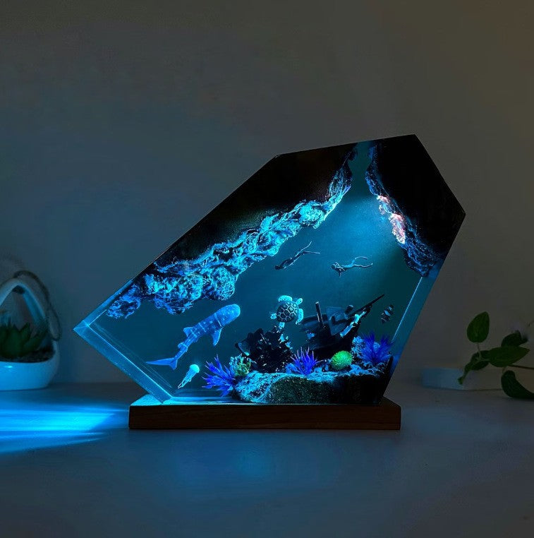 Submarine Resin Night Light