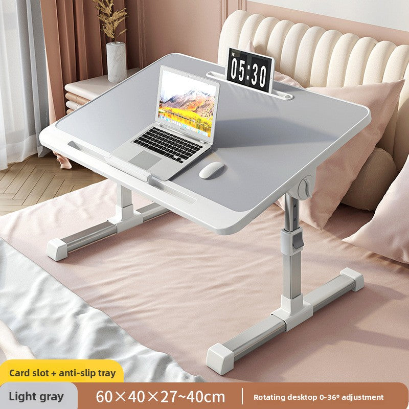 Adjustable Foldable Bed Desk with Storage