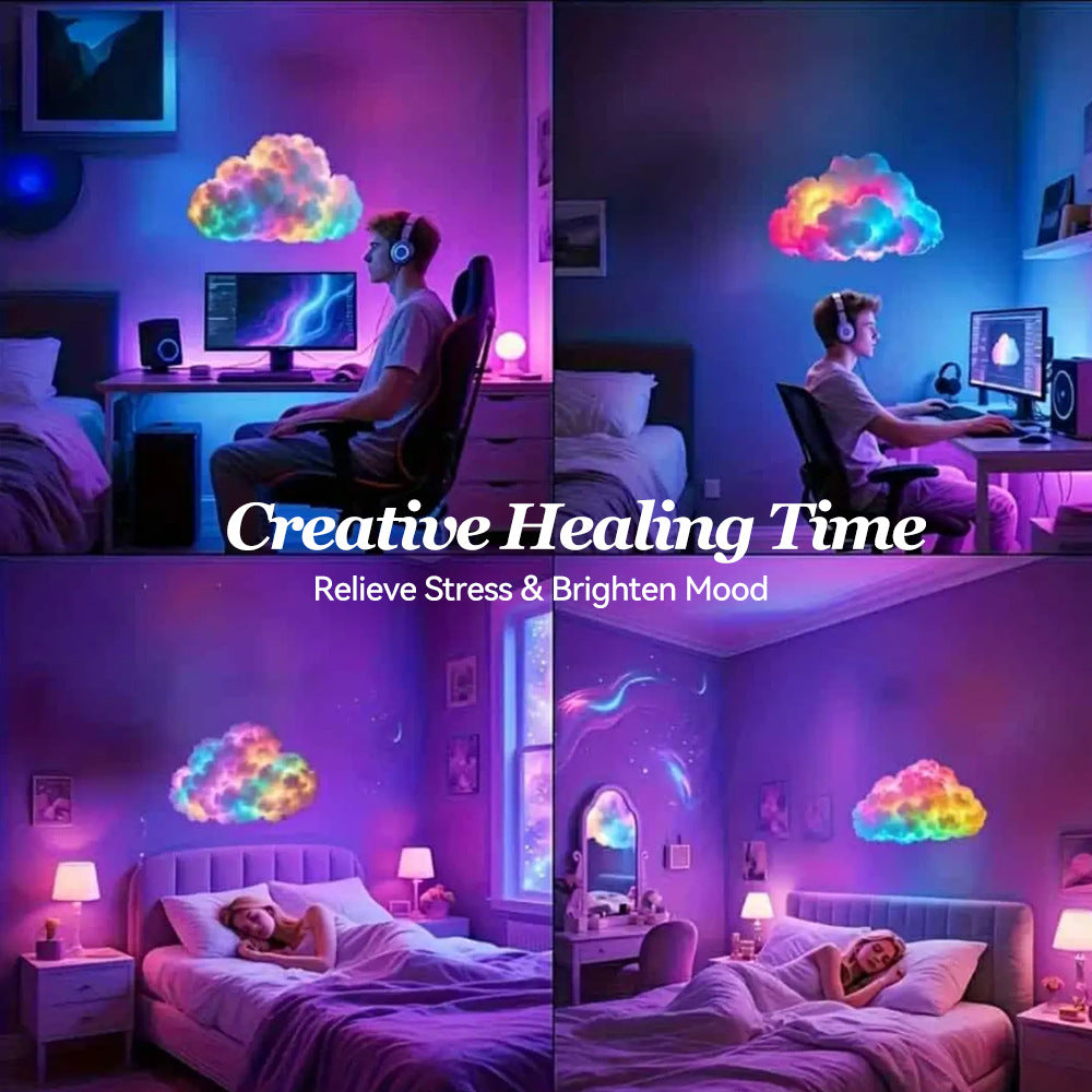 DIY RGB Cloud Night Light with Bluetooth Control