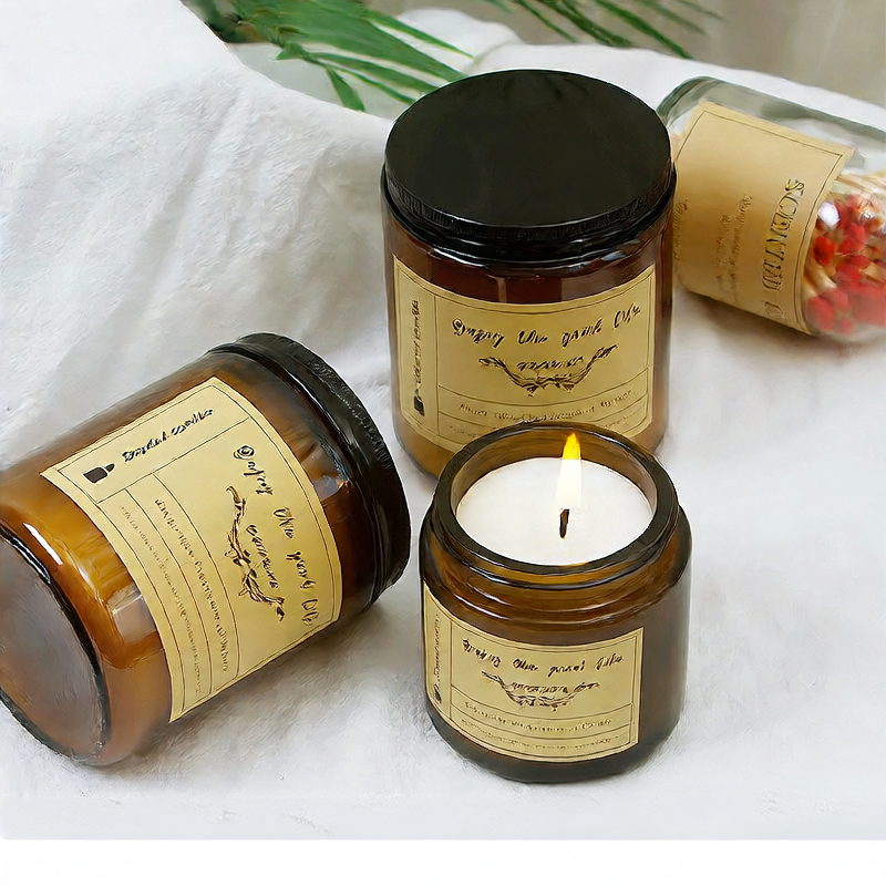 Smokeless bedroom with dried flower scented candles