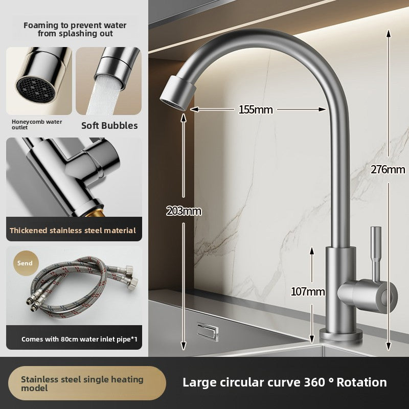 Copper Kitchen Mixer Faucet