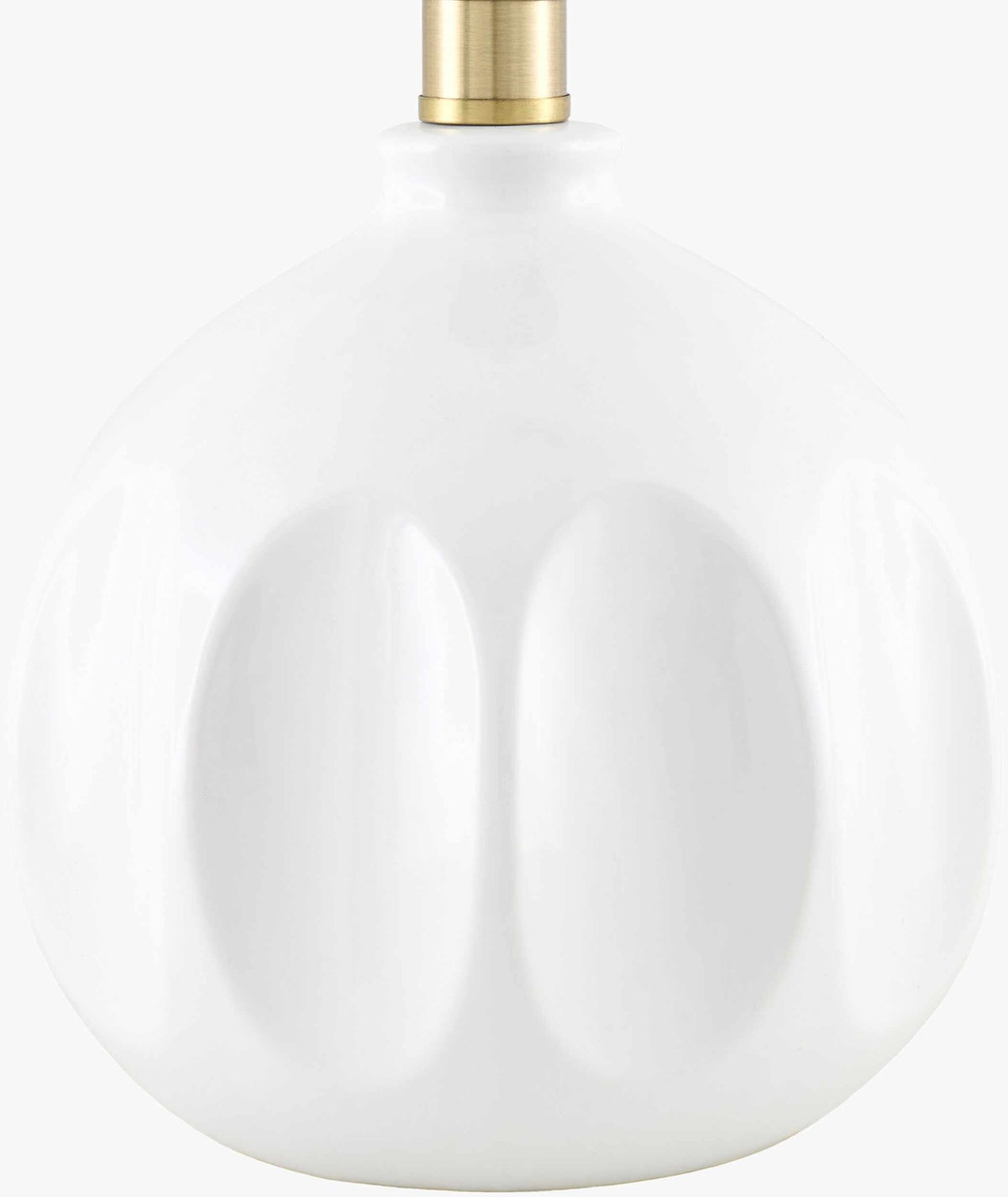 Matting Modern Table Lamp with global details for bedside or console tables