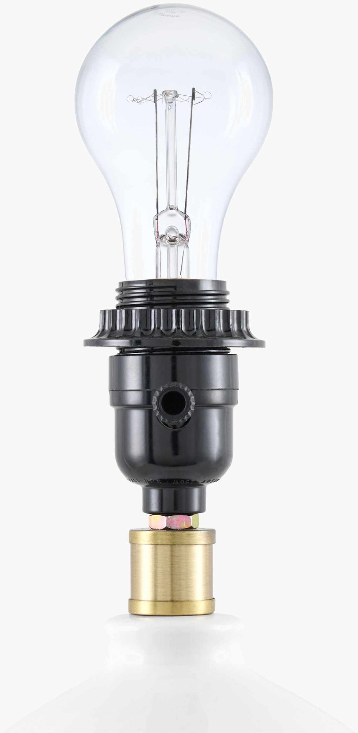 Matting Modern Table Lamp with global details for bedside or console tables