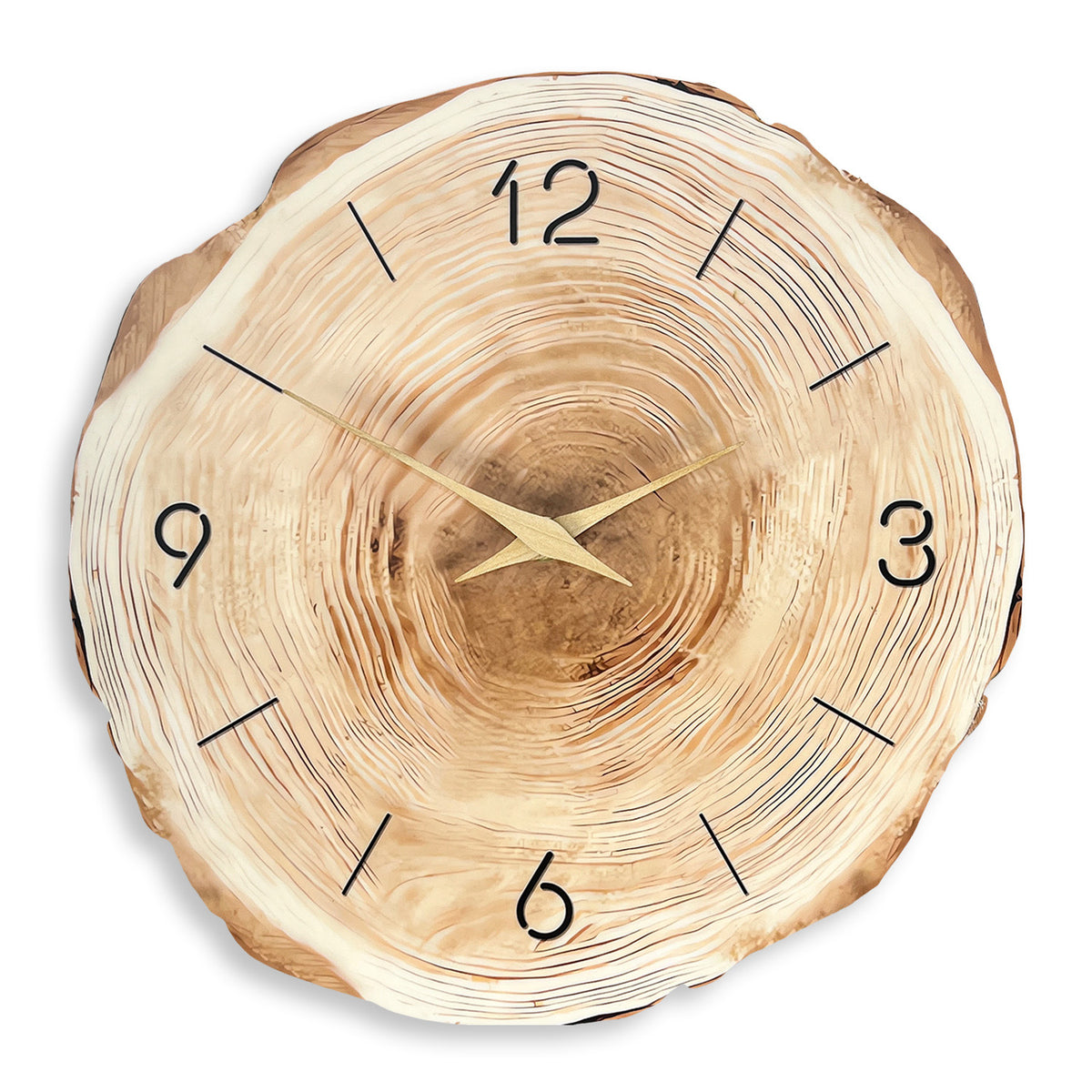 Wooden Round Wall Clock
