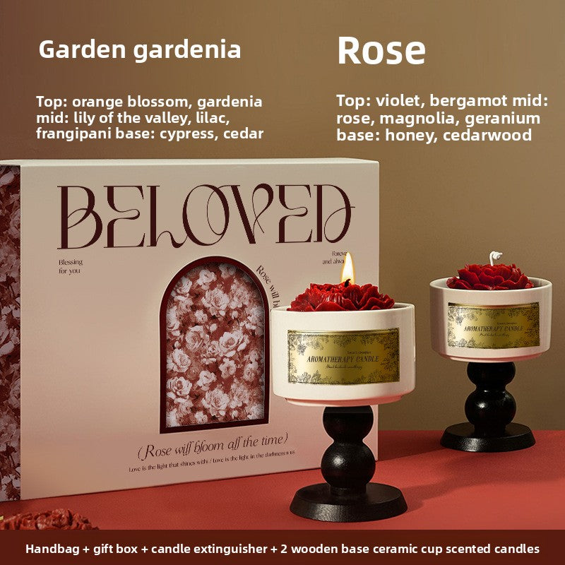 Floral Scented Aromatherapy Candles