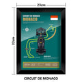 F1 Mercedes-Benz W14 Hamilton Track Scene Racing Model Study Club Decoration Hanging Painting
