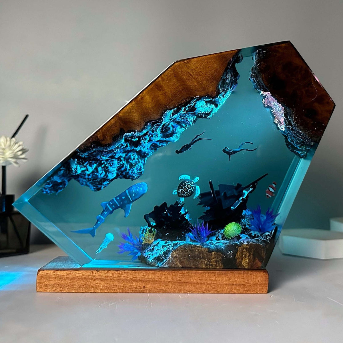 Submarine Resin Night Light