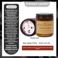 Smokeless bedroom with dried flower scented candles