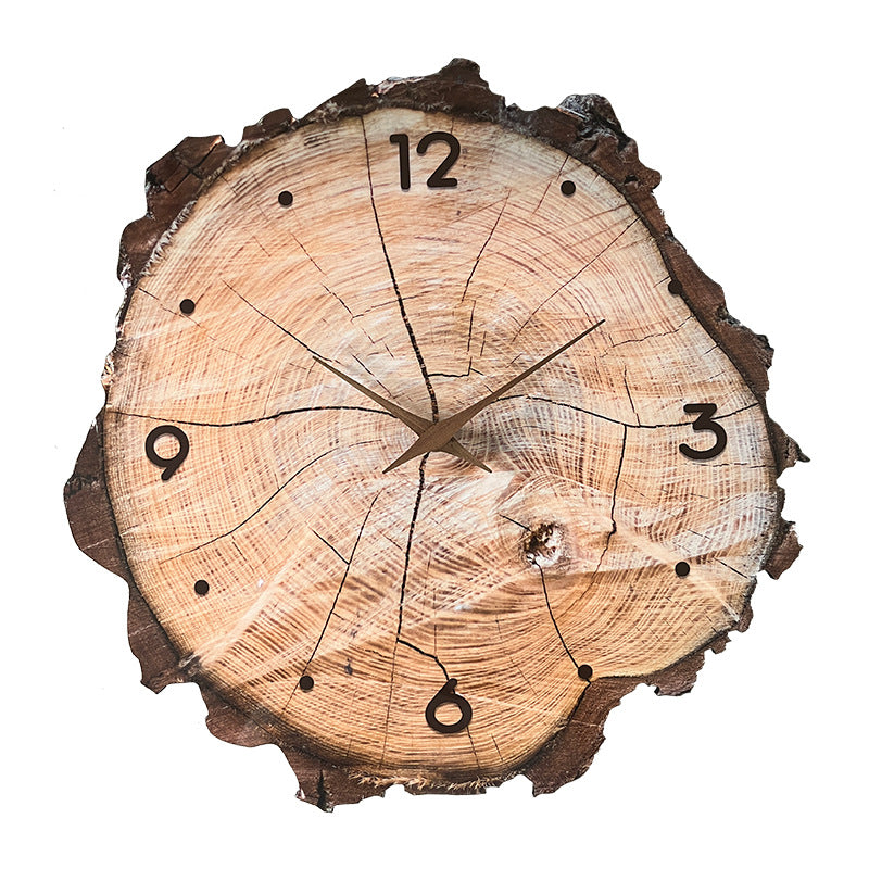 Wooden Round Wall Clock
