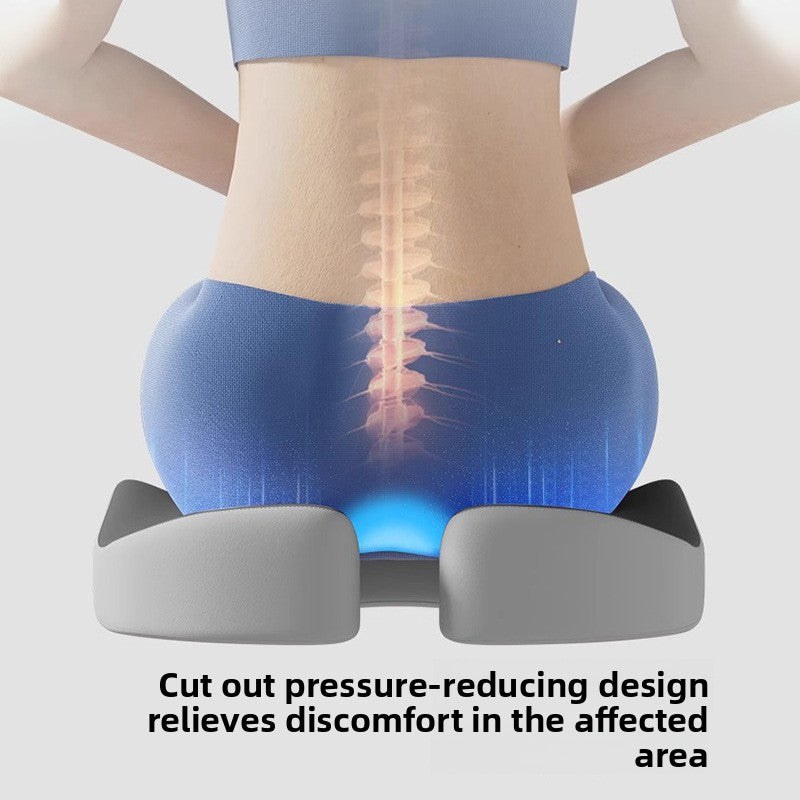 Ergonomic Memory Foam Seat and Lumbar Cushion Set