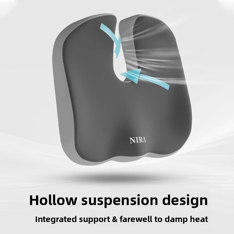 Ergonomic Memory Foam Seat and Lumbar Cushion Set