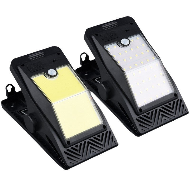 Solar Induction Clip Light for Outdoor Garden