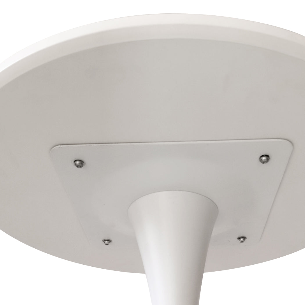 NNEIDS Levede 2x Round Bar Table Pub Tables White