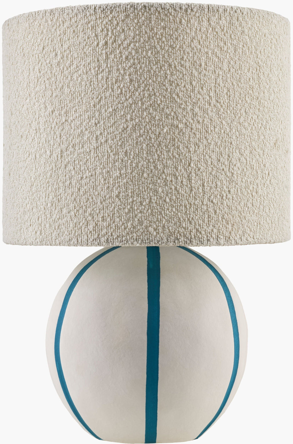 Soft Beige Traditional Table Lamp with linen details for bedside or console tables