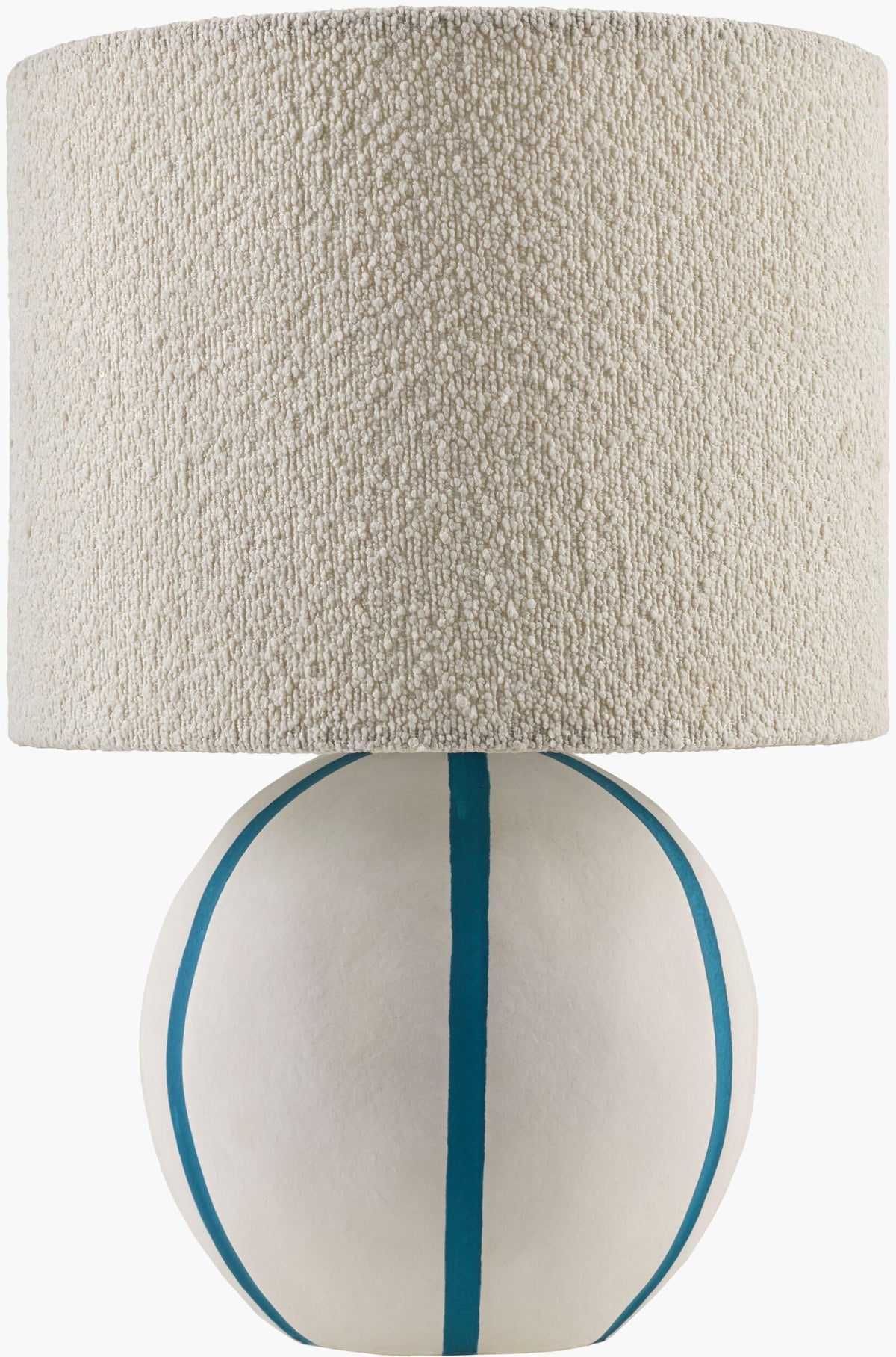 Soft Beige Traditional Table Lamp with linen details for bedside or console tables