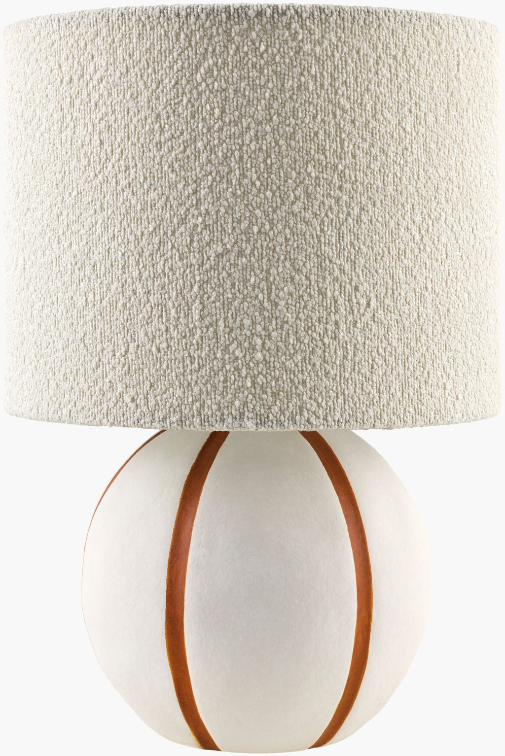 Warm Beige Traditional Table Lamp with linen details for bedside or console tables